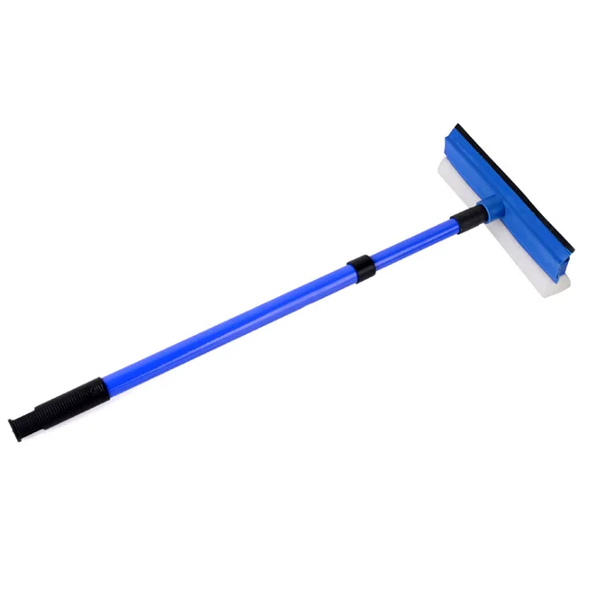 

Lengthened wipe glass cleaner thick wipe window cleaner Handle Adjustable Windshield Window Glass Wash Cleaner Brush Random colo