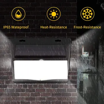 

Outdoor Solar Lights 208 LEDs Wireless Motion Sensor Lights with Wide Angle Waterproof for Wall Yard ALI88