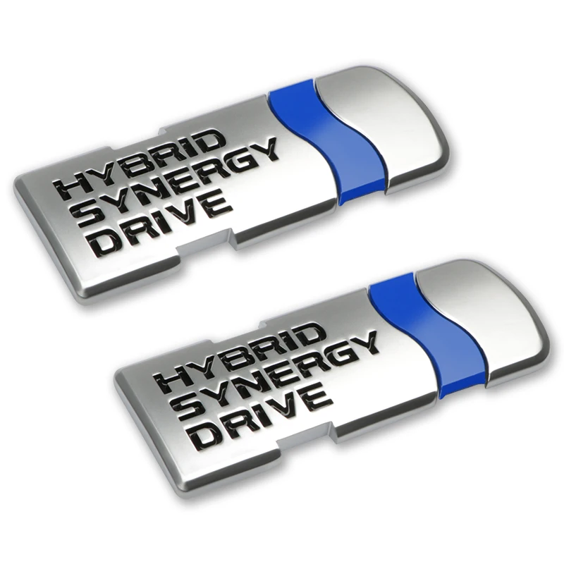 Details about   1x 3D domed Toyota Hybrid Synergy Drive Logo sticker