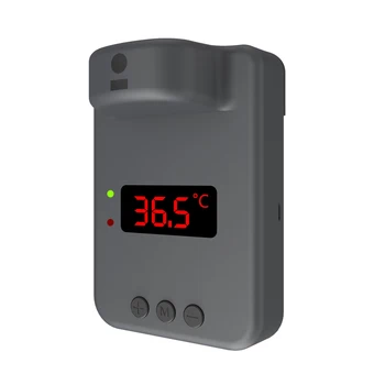 

Wall Mount Smart Sensor Portable Automatic Body Temperature Detector Infrared Forehead Palm Thermometer High Tempreature Alarm