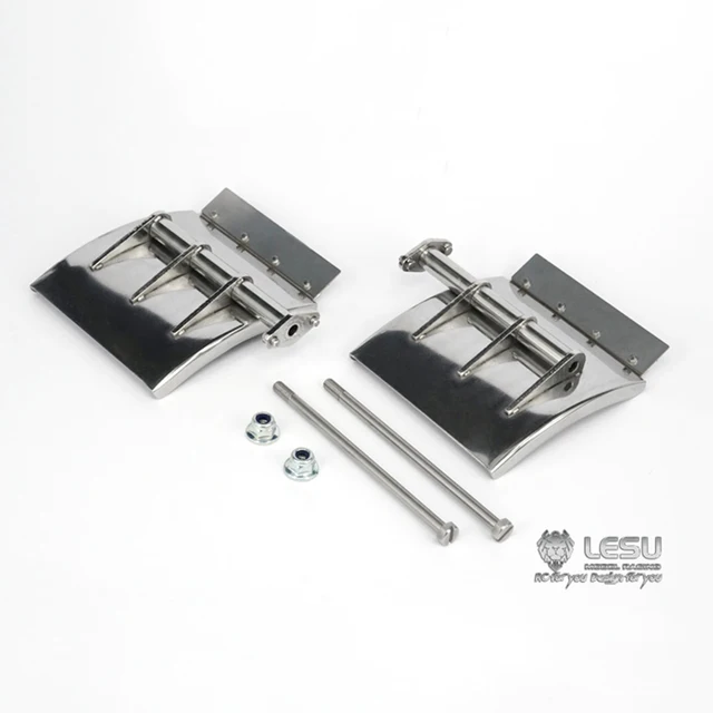 Metal 1Pair LESU Mudguard Fender for DIY 1/14 TAMIYA King Hauler Globe Liner RC Tractor Truck Model DIY Car 3