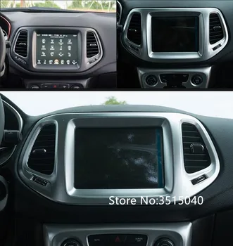 

For Jeep Compass 2017 Brand New ABS Chrome Car All Kinds of Interior Accessories Cover Trims Car Styling Auto Accessories