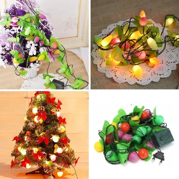 

Fruit String Lights 400LM LED Christmas Christmas Home Decor LED Light String 3.6M Outdoor Decoration Party Supplies Garden