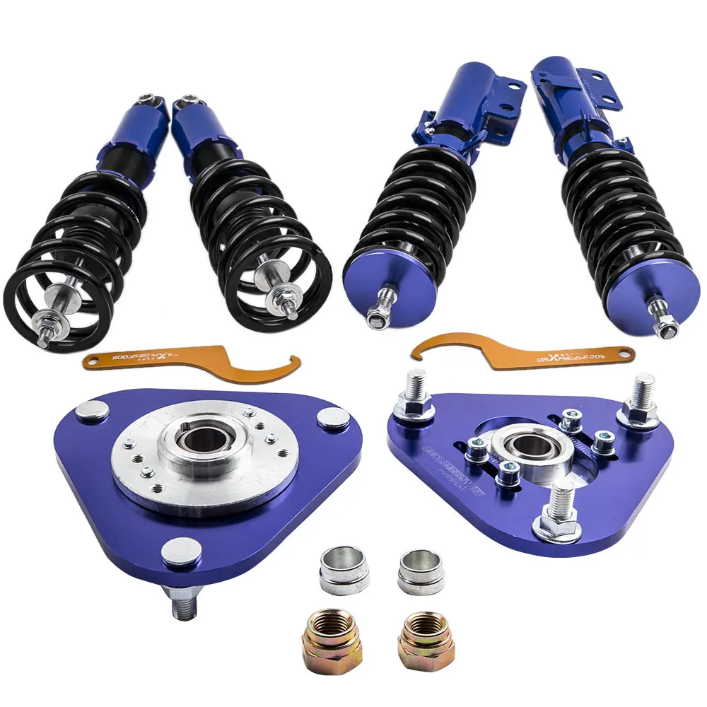Maxpeedingrods Non Adjustable Damper Shock Struts Coilover Camber Plate