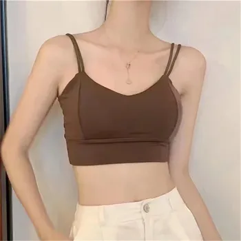 

Korean Version of The Ice Silk Tube Top Sling Women's 2020 Summer New Cropped Chest Top Soutien Gorge Bandeau Staniki Damskie