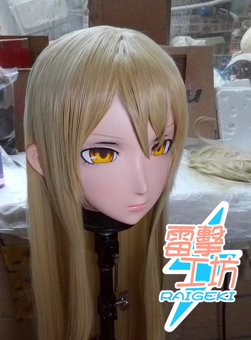 KM132) jakość Handmade kobieta/dziewczyna żywica japońska kreskówka postać  Animego Cosplay Kigurumi maska Crossdresser - AliExpress