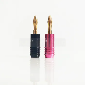 

2pcs high Quality Banana plugs Couple Terminals Red Black Connector Amplifier Terminal Binding Post Banana Speaker Plug Jack