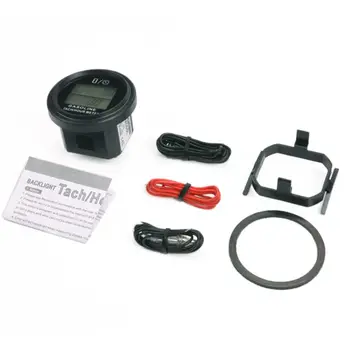 

Motorcycle Engine Speed Timer Tachometer Accurate Measurement Speedometer Gauge W91F