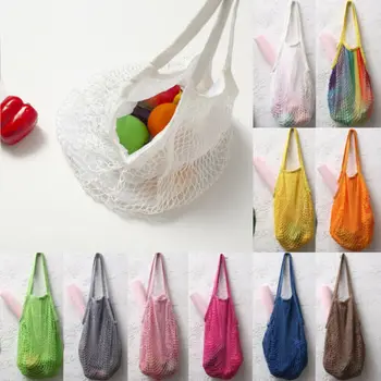 

Reusable Handbag Mesh Turtle Bag Large String Fruit Storage Bag Shopping Tote