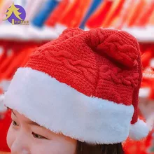Рождественская елка с орнаментом, новая шерстяная Рождественская шапка, шапка для взрослых, детская шапка, длинная Рождественская шапка, Рождественская шапка, шапки