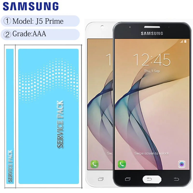 Оригинальный ЖК-дисплей для SAMSUNG J5 Prime дисплей сенсорный экран Galaxy On5 On7 G570 G570Y G570M