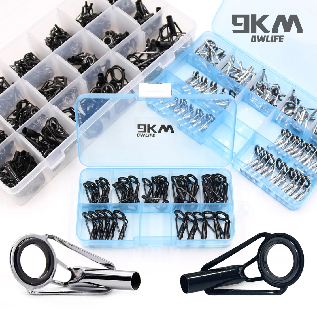 Fishing Rod Eyelet Repair Kit 11-Piece Fly Fishing Rod Repair Kit