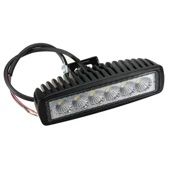 

6 inch LED Work Light 18W Lamp Vehicle Rooflight 6000K 9-32V Aluminum alloy