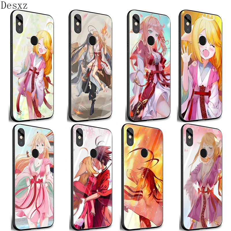 Стеклянный чехол Desxz Dumbo для Xiaomi MI 8 9 Lite A1 A2 Redmi Note 5 6 7 Pro 6A 4X 5X 6X Pocophone F1