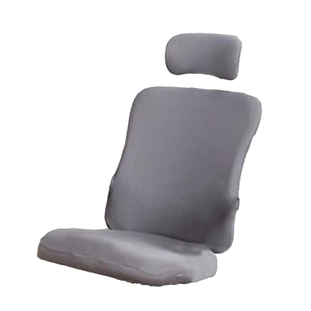 Polyester Spandex Split Style Computer Chair Slipcover for Home Office Study Room