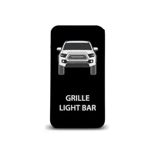 

GRILLE LIGHT BAR push Switch Button LED with Wires For Land Fortuner Tacoma