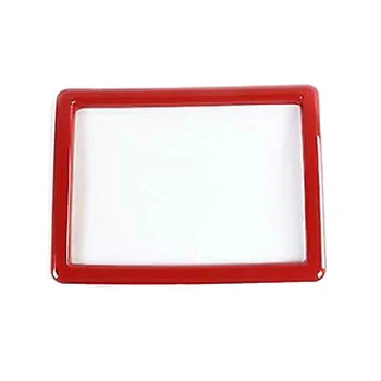 

Headlight Cover Trim Adjustment Frame Decor Red Accessories Car Interior