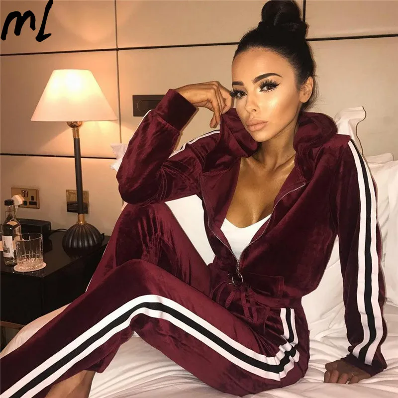 satin tracksuit set