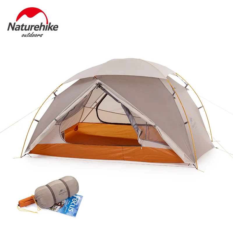 US $168.00 Naturehike Nebula Ultralight Camping Tent 12 Persons 20D Nylon Snowproof Top Tent Waterproof Outdoor X structure Camping Tent