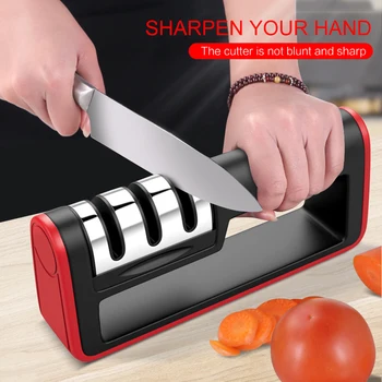 

Knife Sharpener Gadgets Knife Sharpener Professional Kitchen Sharpening Stone Grinder knives Whetstone Tungsten Sharpening Tool
