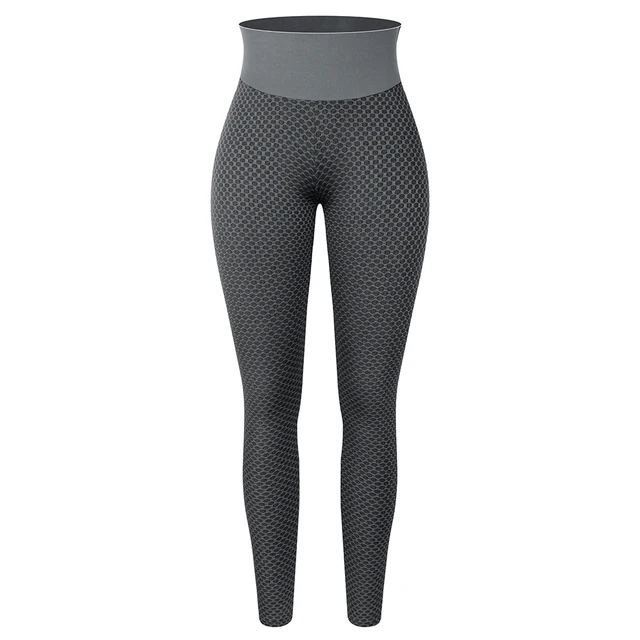 KIWI RATA Women's High Waist Yoga Pants Tummy Control Slimming Booty Leggings Workout Running Butt Tights Black