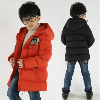 

New Winter Clothing Boys 4 Keep Warm 6 Children 8 Autumn Hooded 10 Coat 12 Middle Aged 14 Year 15 Pile Thicker Cotton Jackets