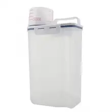 2L портативный контейнер для хранения риса, кухонный пластиковый контейнер для хранения зерновых зерен, бобов, пищевых продуктов, домашний контейнер для хранения риса