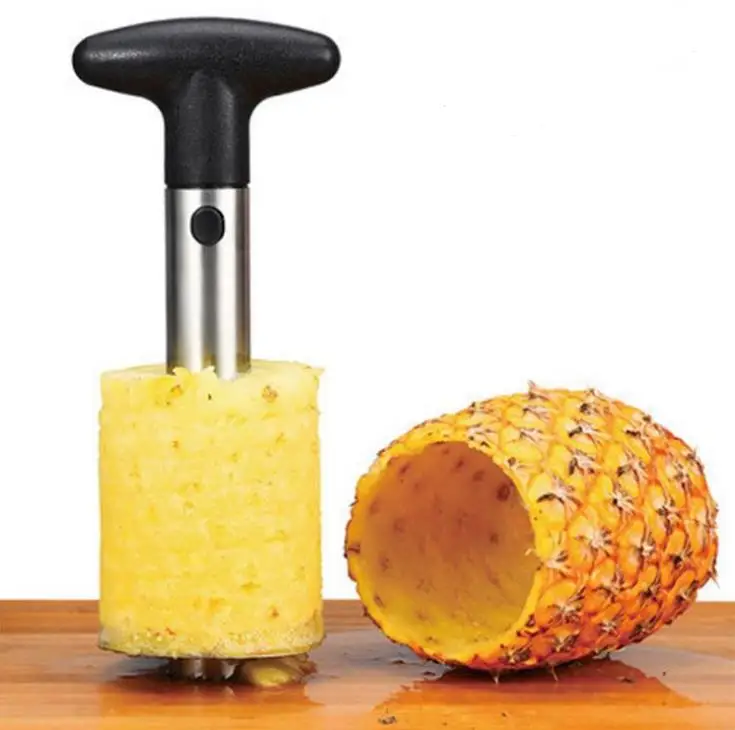 

Fruit Tools Stainless Steel Pineapple Peeler Cutter Slicer Corer Peel Core Knife Gadget Kitchen Supplies SN366