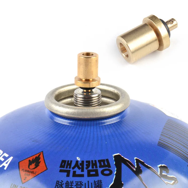 Camping Gas Refill Adapter Outdoor Gas Stove Cylinder Gas Tank Gas Adapter Switch Tool Inflate