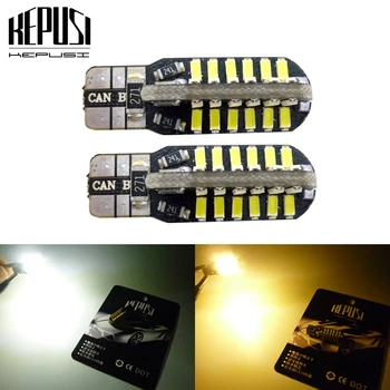 

2x Canbus Car LED T10 W5W Side Marker Wedge License Plate Reading Lamp For Honda Acura Spirior City Stream Fit Accord Fit Civic