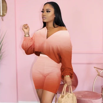 

Tie Dye 2 Piece Set Women Tracksuit Summer Clother Matching Sets Top Biker Shorts Sweat Suits Lounge Wear Two Pcs Outfits