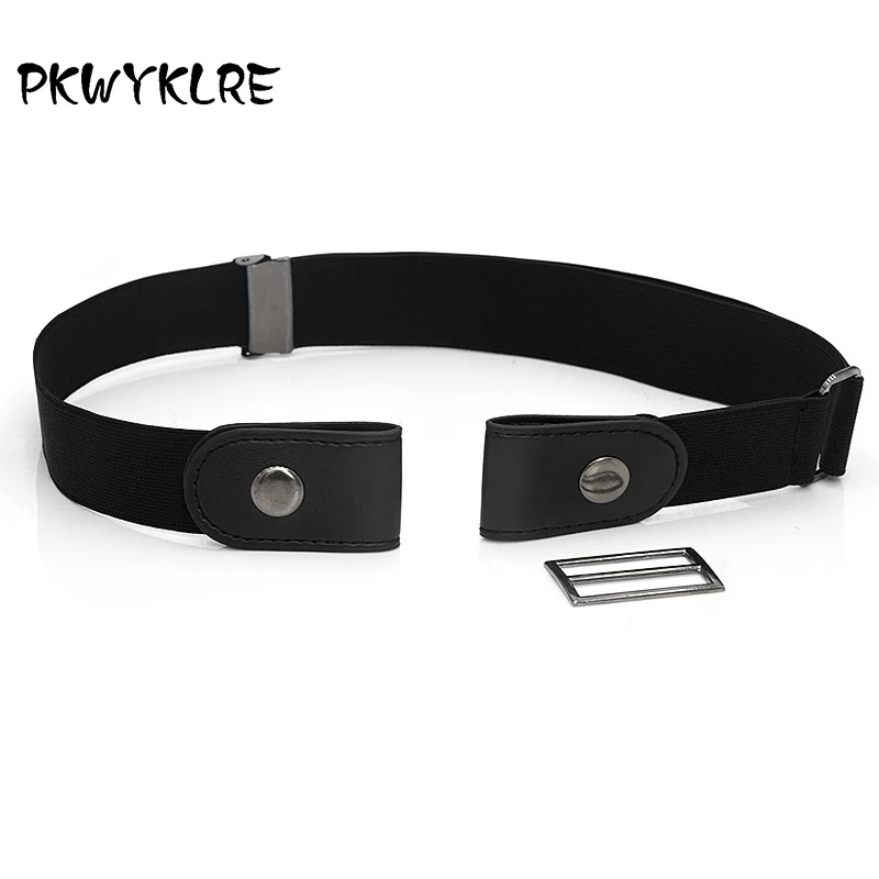 comfort click belt Women's belts without buckle belts, jeans, dresses, women/men without buckle elastic elastic belts, worry-free direct sales belt mens braided leather belt