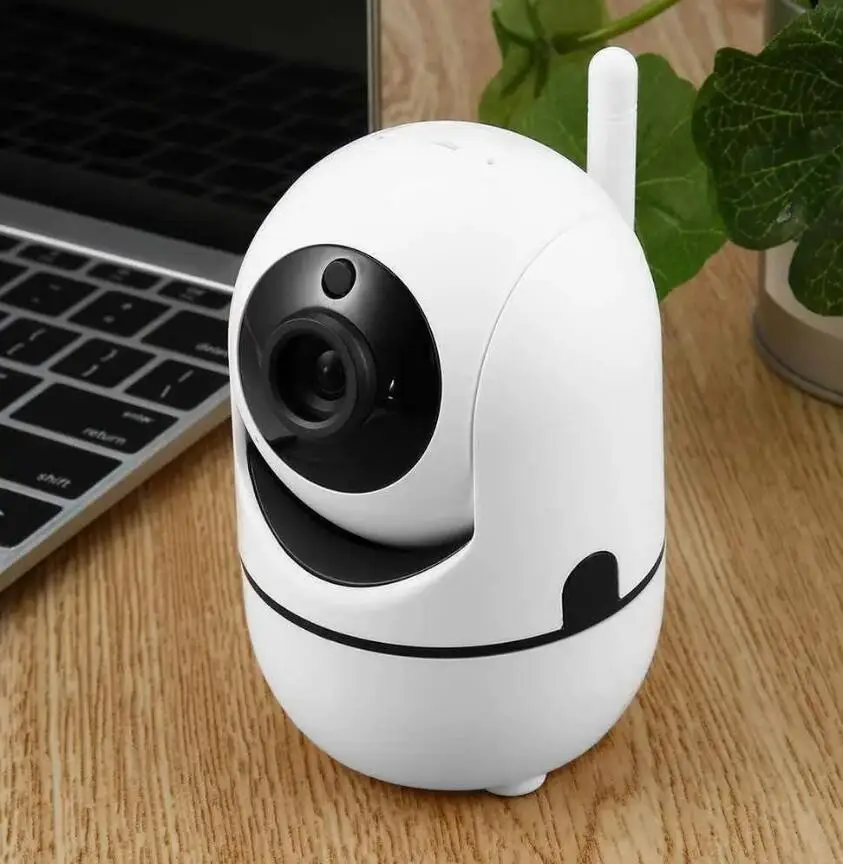 Compact indoor plug-in smart security camera 1080 HD video night vision motion detection two-way audio 1 |