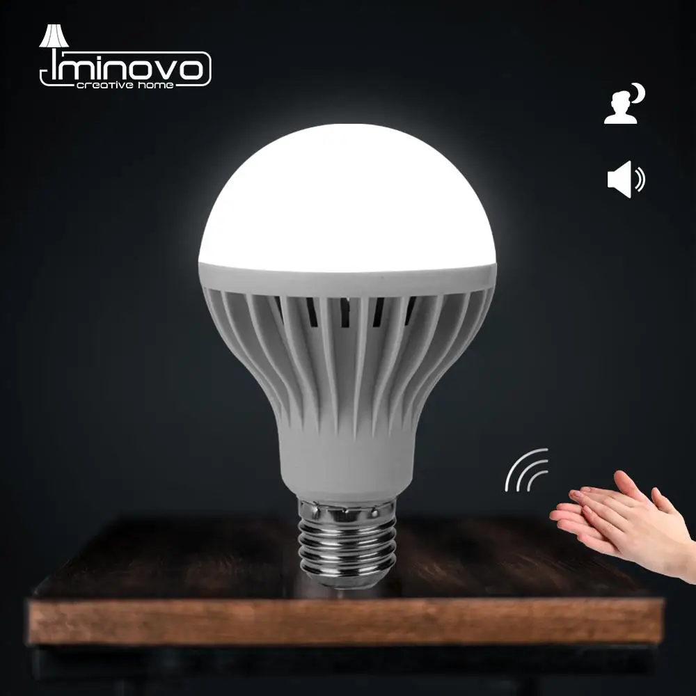 Светодиодная лампа с датчиком движения E27 3/5/7/9/12 вт 110 в 220 в|led bulb|bulb motion sensorled bulb sensor