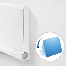 Прочный складной стул для ванной, нескользящий складной табурет для душа, стул для душа настенное крепление для входов, больниц, домов для кормления