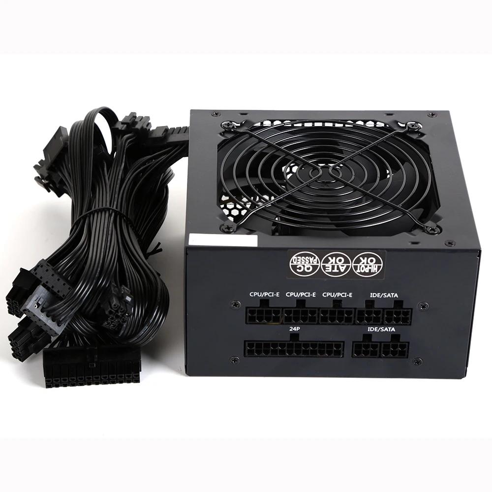 SAHARA 게이밍 PC 전원 공급 장치 정격 700W 최대 900W 채굴 PSU 24PIN ATX 풀 모듈 비트코인 ETH 코인 이  - G마켓 모바일