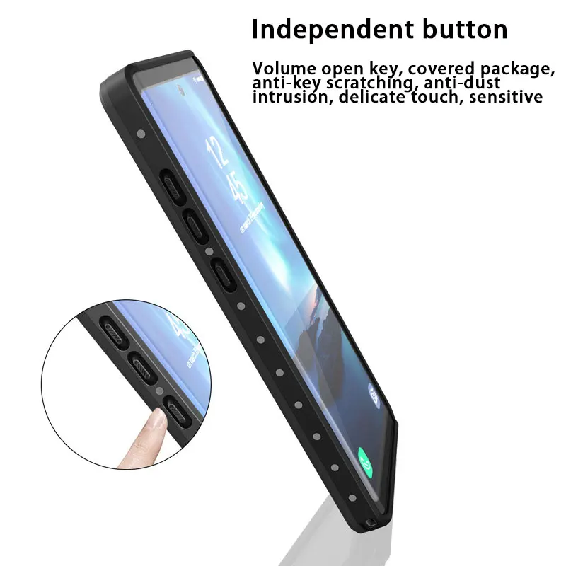 

Phone Case Waterproof IP68 Full Sealed Underwater Cover For Samsung Galaxy Note10/Note10+