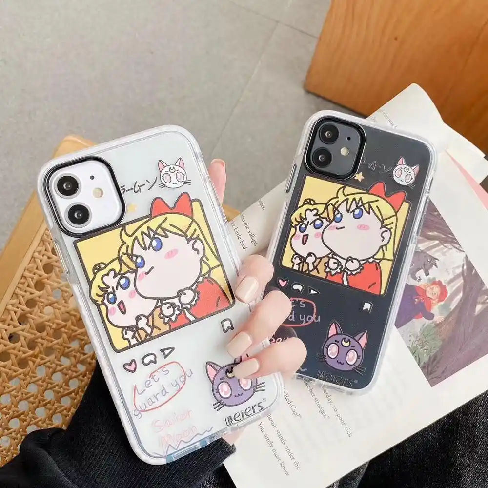 Oryksz素敵な漫画美少女戦士セーラームーン電話ケースiphone 11 プロマックスxr X Xs最大ケースiphone 7 8 プラス 11proシリコンバックカバー フィットケース Aliexpress