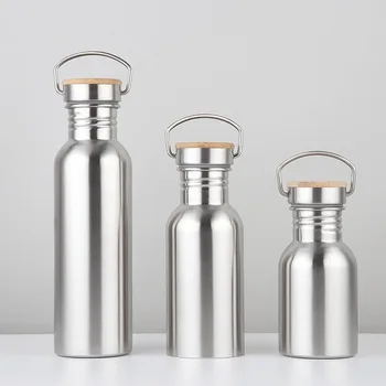 

Stainless Steel Water Bottle 350/550/750/1000ml Large Capacity Leak-Proof water Bottle Lid for Outdoor Camping Cycling Sport