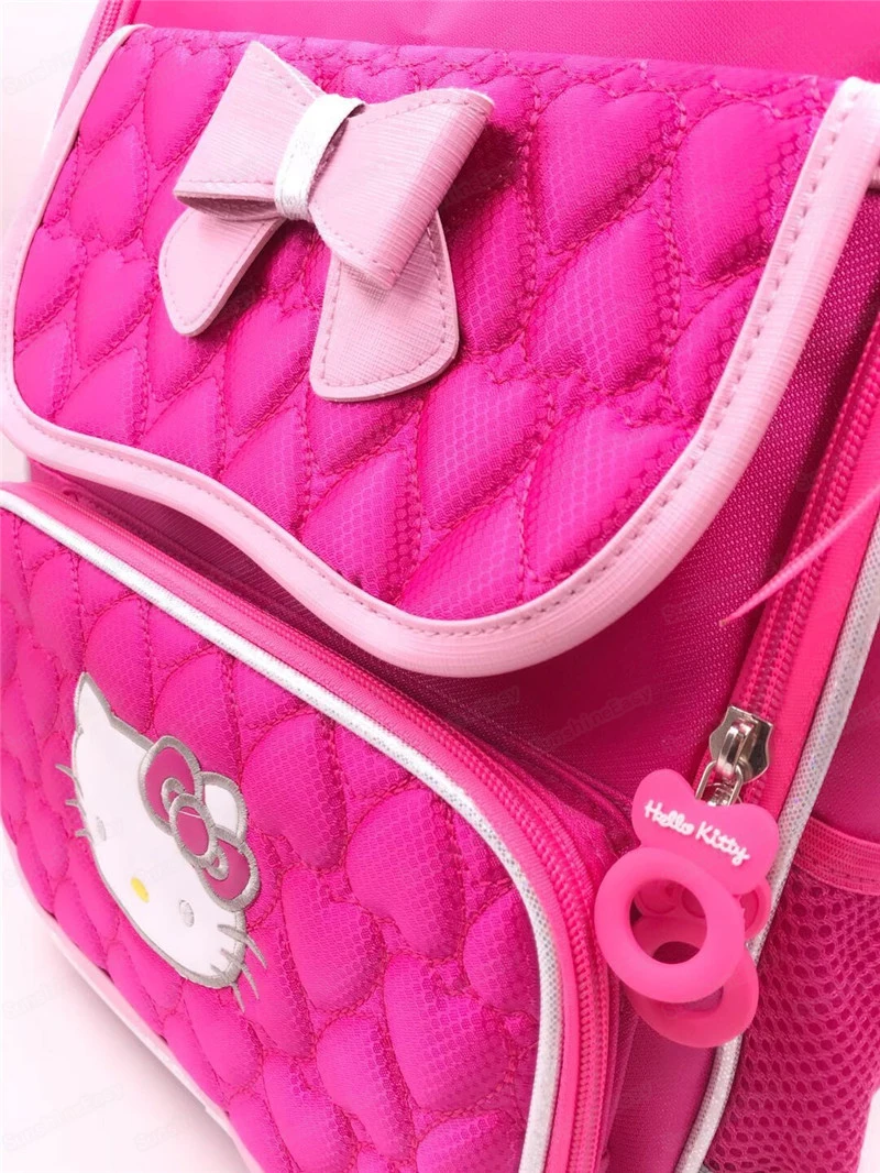HELLO KITTY модный рюкзак для студентов, девочек, модные нейлоновые школьные сумки, повседневный милый большой рюкзак для девочек-подростков, Студенческая сумка
