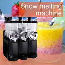 220 В/830 Вт Коммерческая Машина для таяния снега, трехцилиндровая машина большой емкости для снежной грязи, машина для производства напитков, автомат для подачи холодных напитков