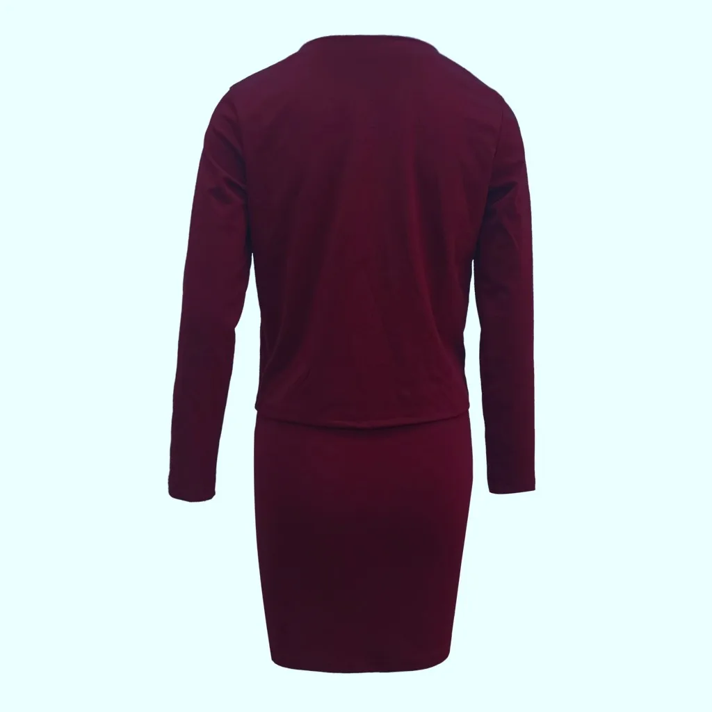 Fashion Women Sweaters Dress Winter Warm Sexy Slimming Suit O Neck Solid Long Sleeve Casual Sweater Tops Hot sale свитер женский