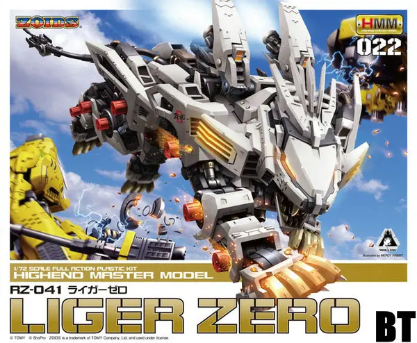 

BT 1/72 ZOIDS Liger Zero Сборная модель игрушки экшн-фигурки
