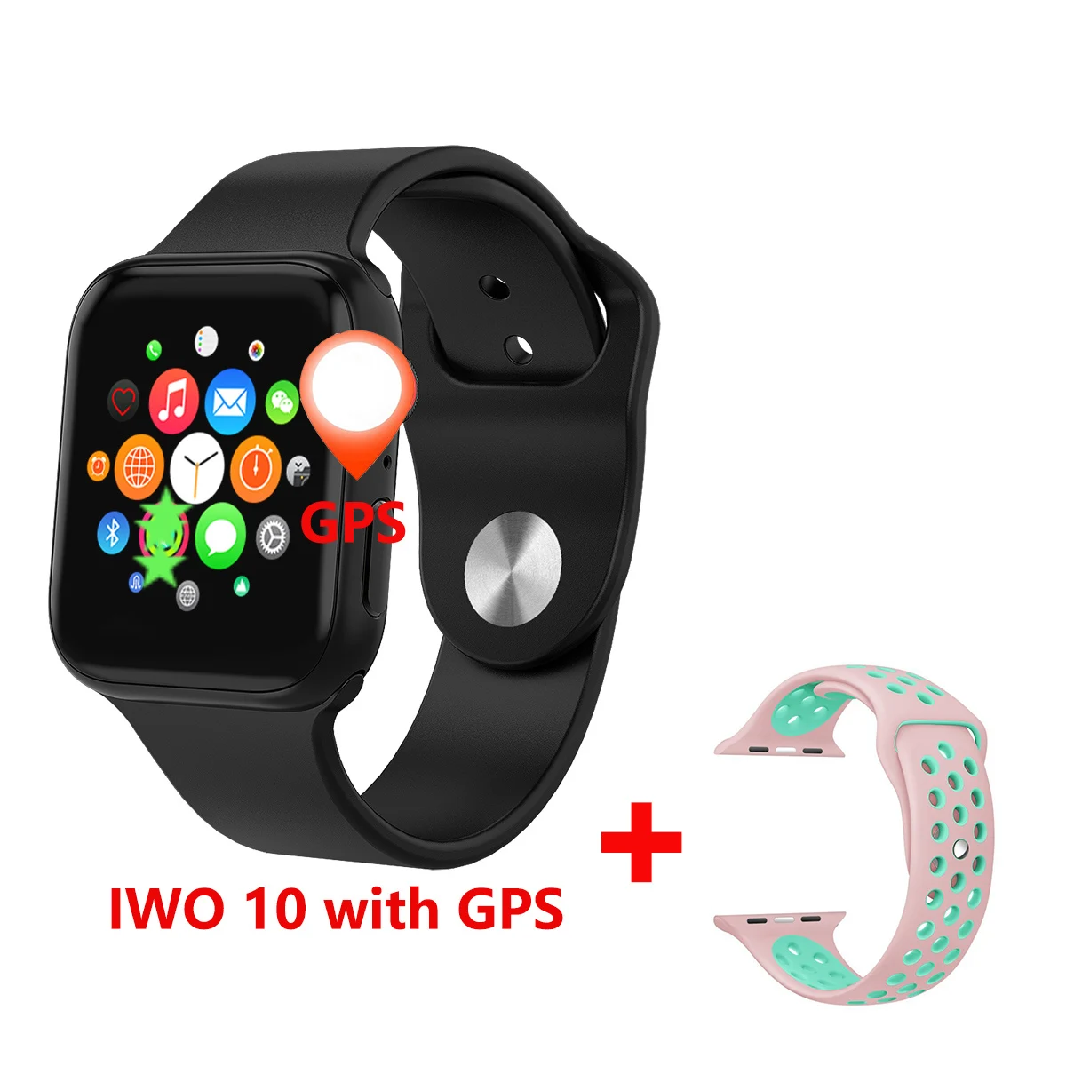 6 44 мм IWO 10 умные часы Bluetooth IWO 9 серия 4 gps Inteligente Brinde умные часы Android для IOS обновление IWO 8 Прямая поставка - Цвет: 6