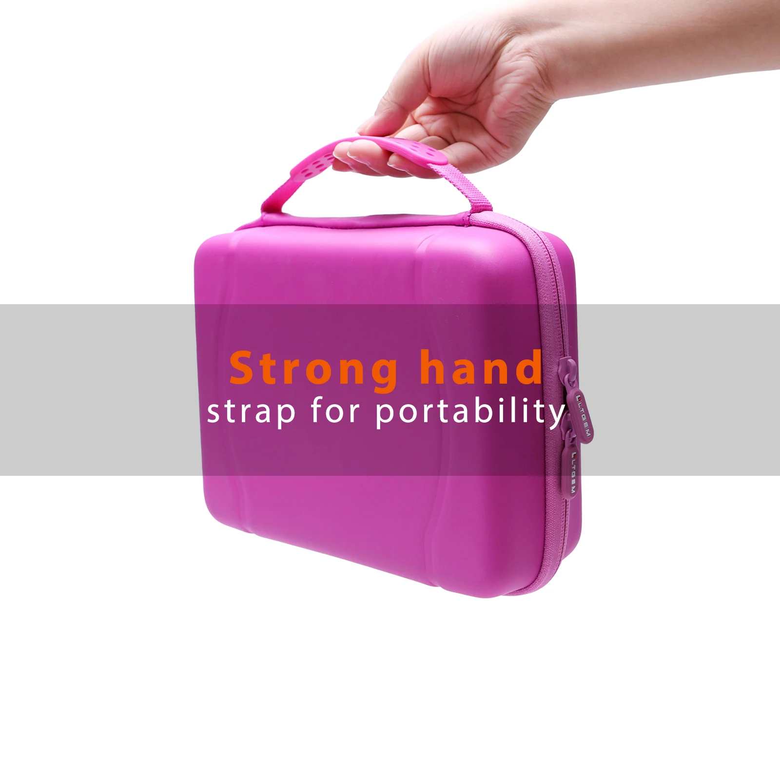 LTGEM Pink EVA Hard Case for LeapFrog LeapPad Academy Kids' Learning Tablet
