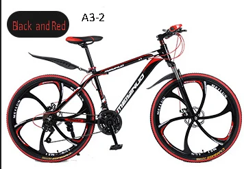 Mountain bicycle Carbon Steel Frame 26 inch Wheel 21/24/27 speed cross country bike bikes student bmx Road Racing Speed Bike