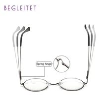 BEGLEITET2019 дамы бренд дизайнер металлическая рамка для чтения ретро круглые очки для чтения