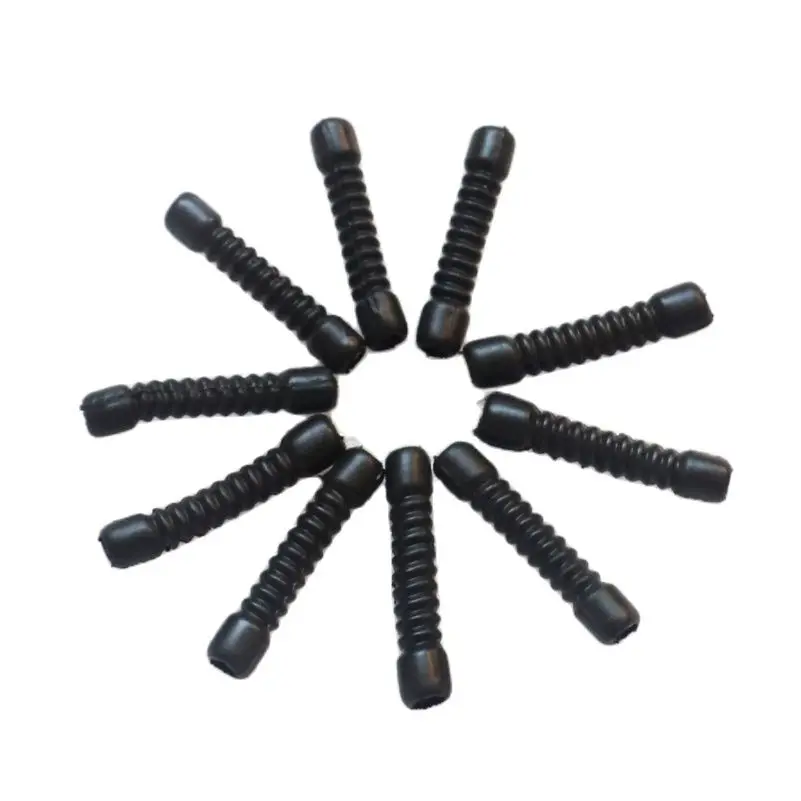 

10pcs/Lot 45mm M6 Rubber Dust Cover Cap for Motorcycle Brake Cable Inner Diameter 6mm