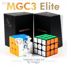 Магнитный куб Magic speed 3x3x3 MGC3 Elite M Магнитный куб-головоломка 3x3 Yongjun MGC v3 Magico Развивающие игрушки для детей