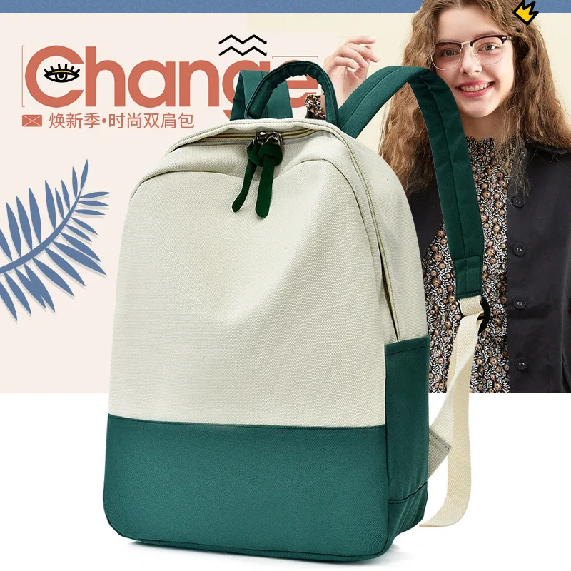 

Oxford Cloth Backpack Women's College Style High School Schoolbag Korean-style Large Capacity Outdoor Travel Bag